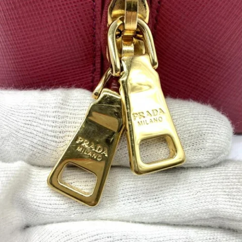 Prada Vintage Pre-owned Leather prada-bags Pink Dames