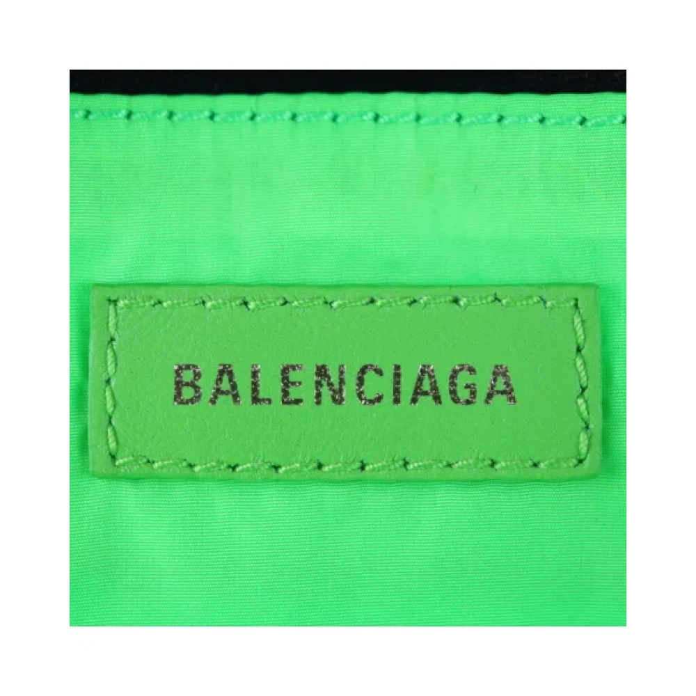 Balenciaga Vintage Pre-owned Cotton backpacks Green Dames