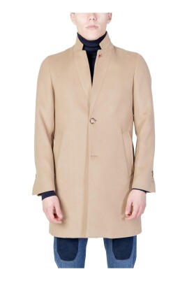 beige-v-neck-lapel-coat
