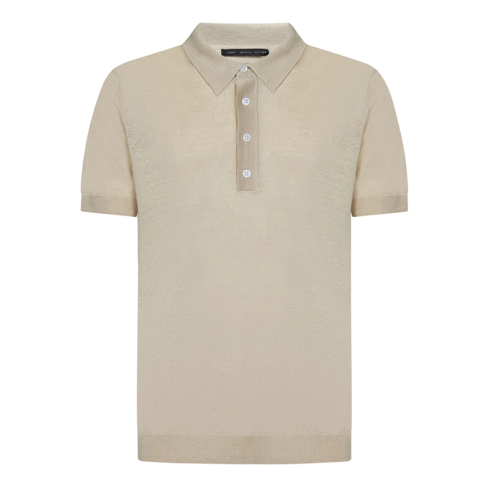 Low Brand Polo Shirts Beige Heren