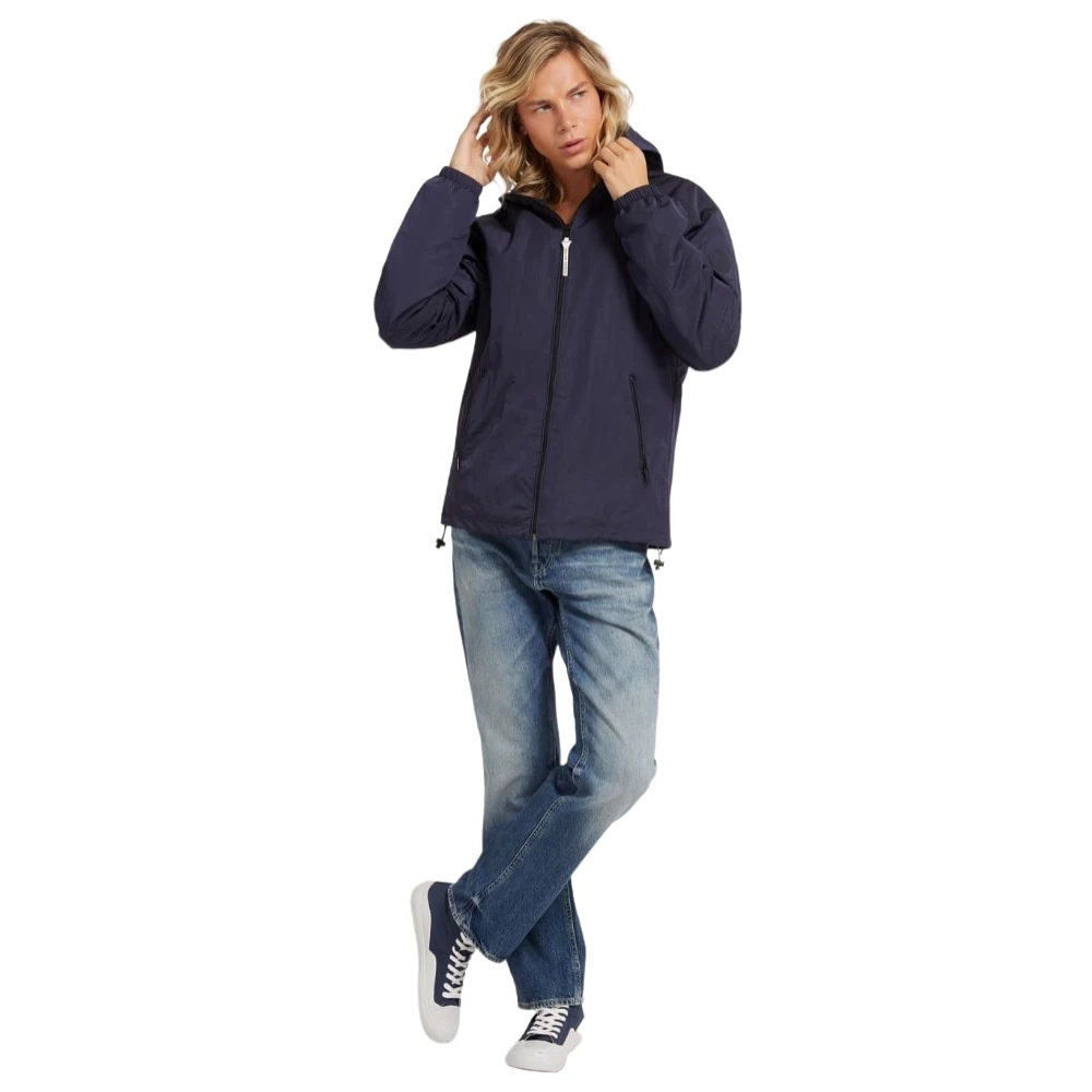Guess Winterjas Blue Heren