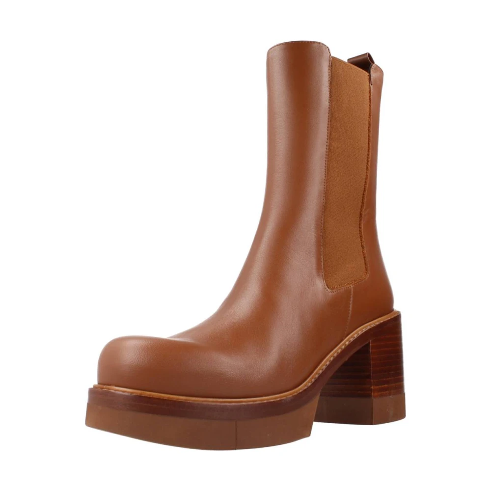 Paloma Barceló Heeled Boots Brown Dames