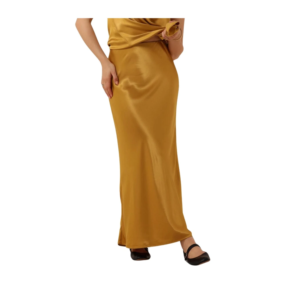 Circle of Trust Gouden Maxi Rok Monroe Stijl Yellow Dames
