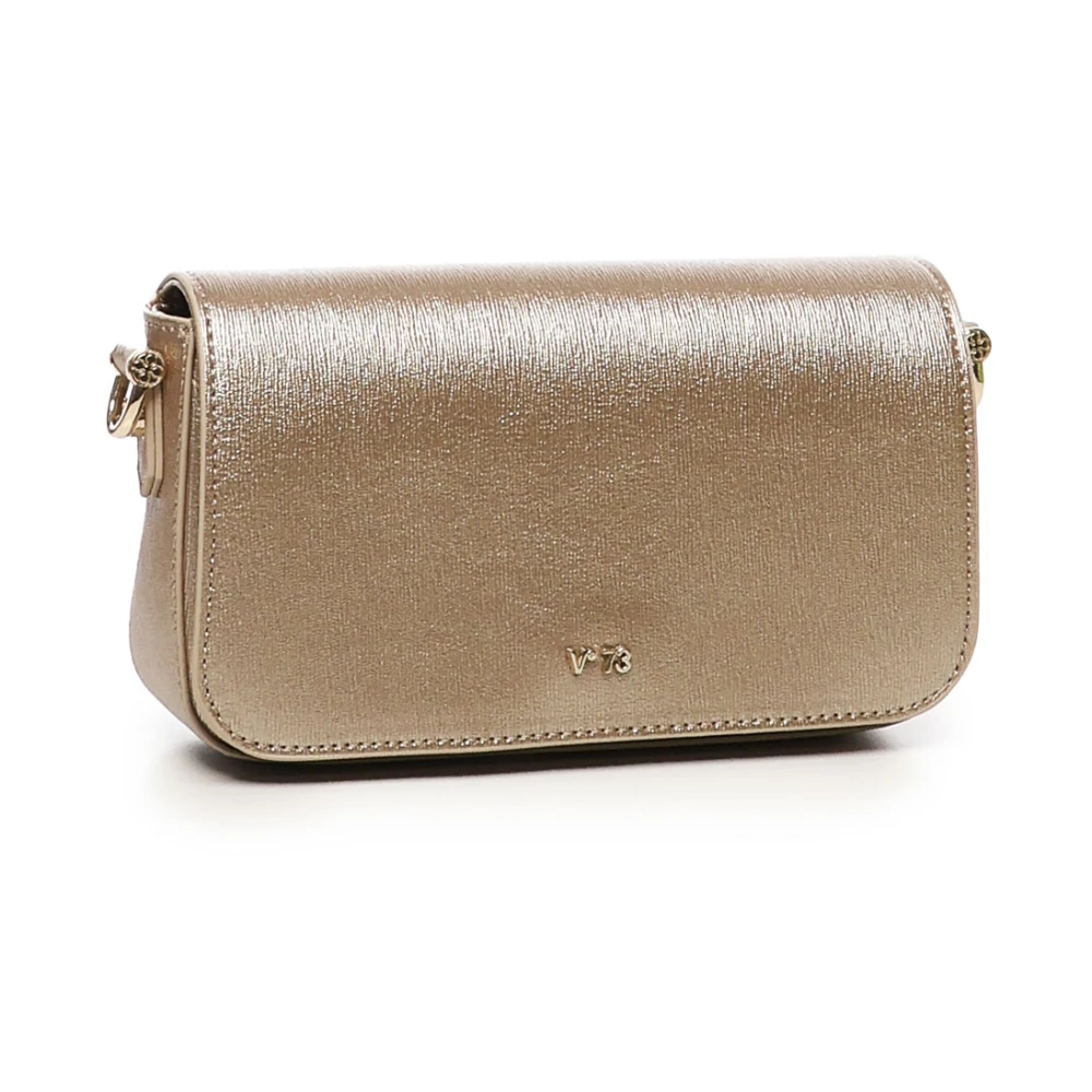 V73 Gouden Flap Tas met Kettingriem Yellow Dames