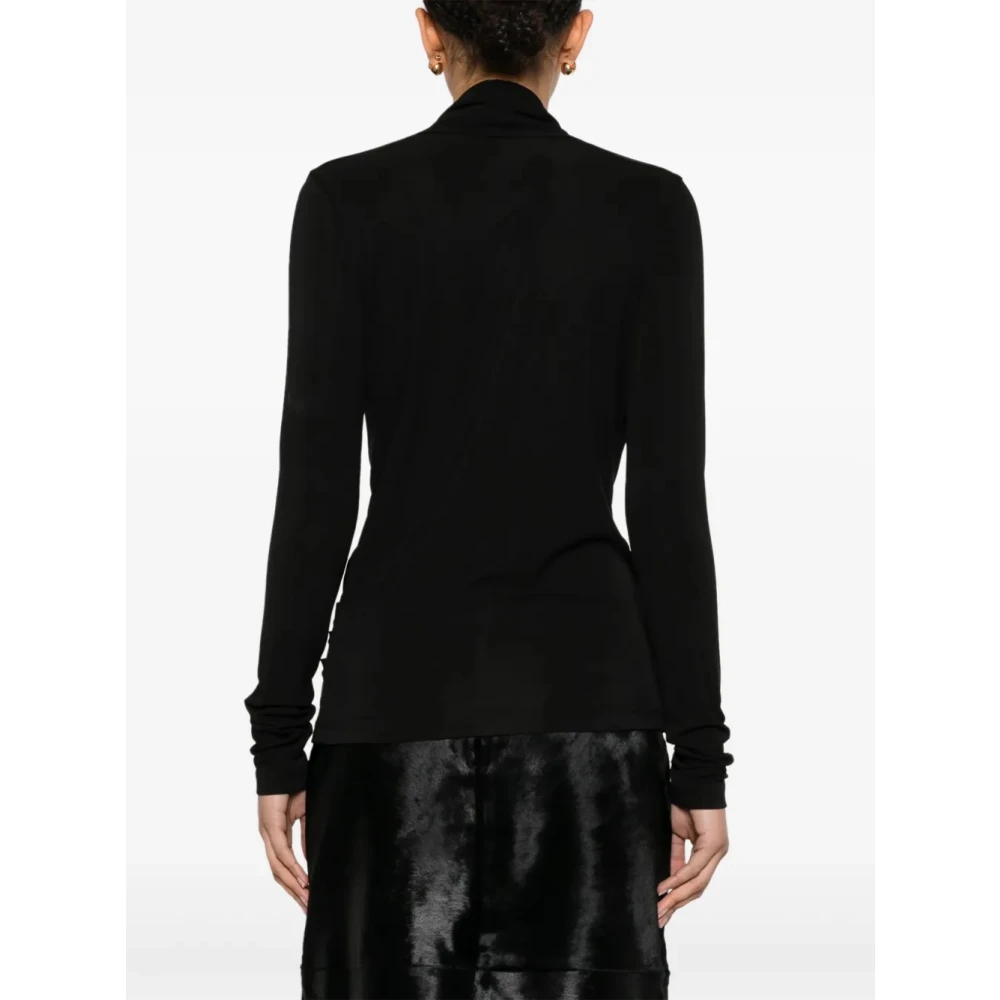 TotêMe Stijlvolle Jersey Top Black Dames