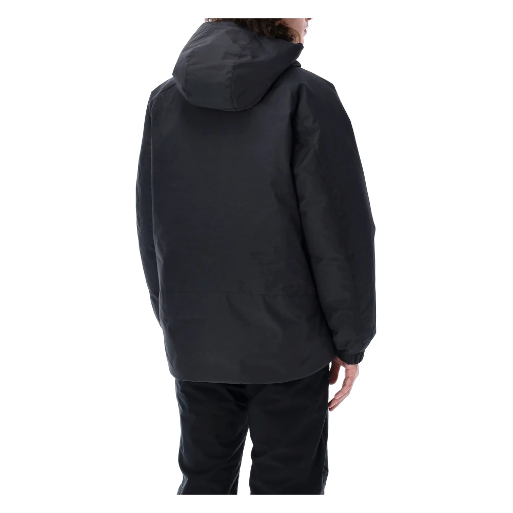 Snow Peak Zwarte Donsjas Hoge Kraag Black Heren