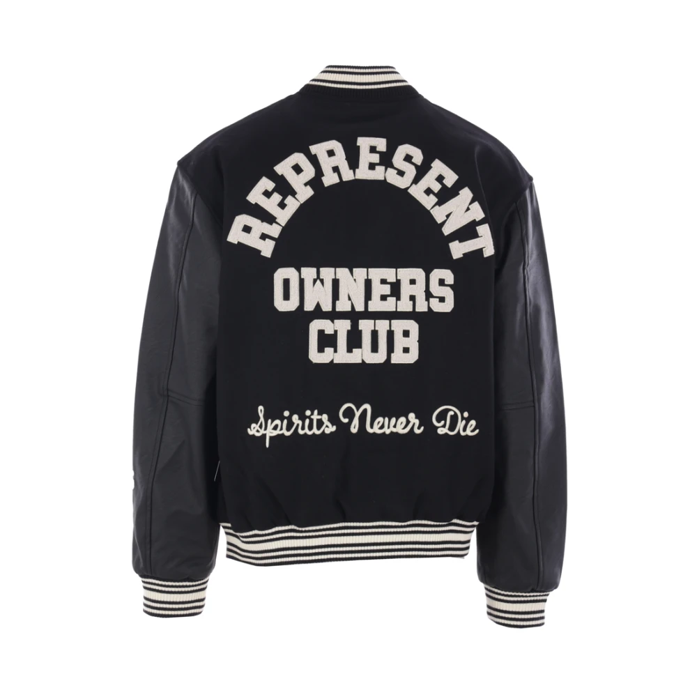 Represent Oversize Bomber Jacket Owners Club Black Heren