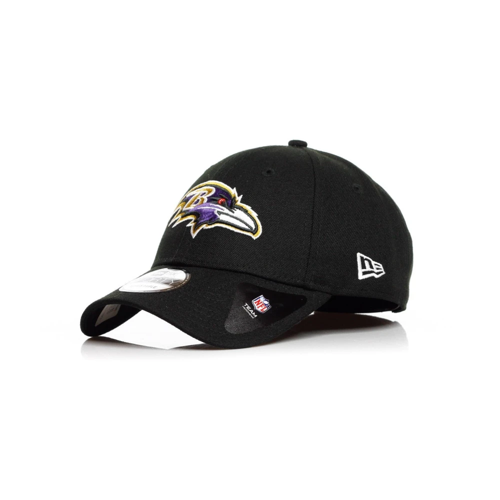 New Era Men's Black Curved Visor Cap Nfl Team Colors