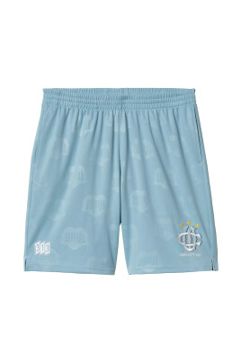 graphic-embroidered-elastic-waist-shorts