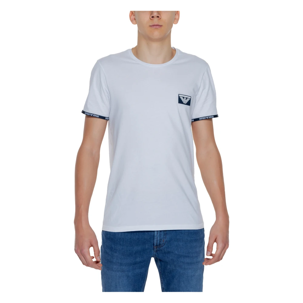 Emporio Armani Heren Ondergoed T-Shirt Lente Zomer Collectie White Heren