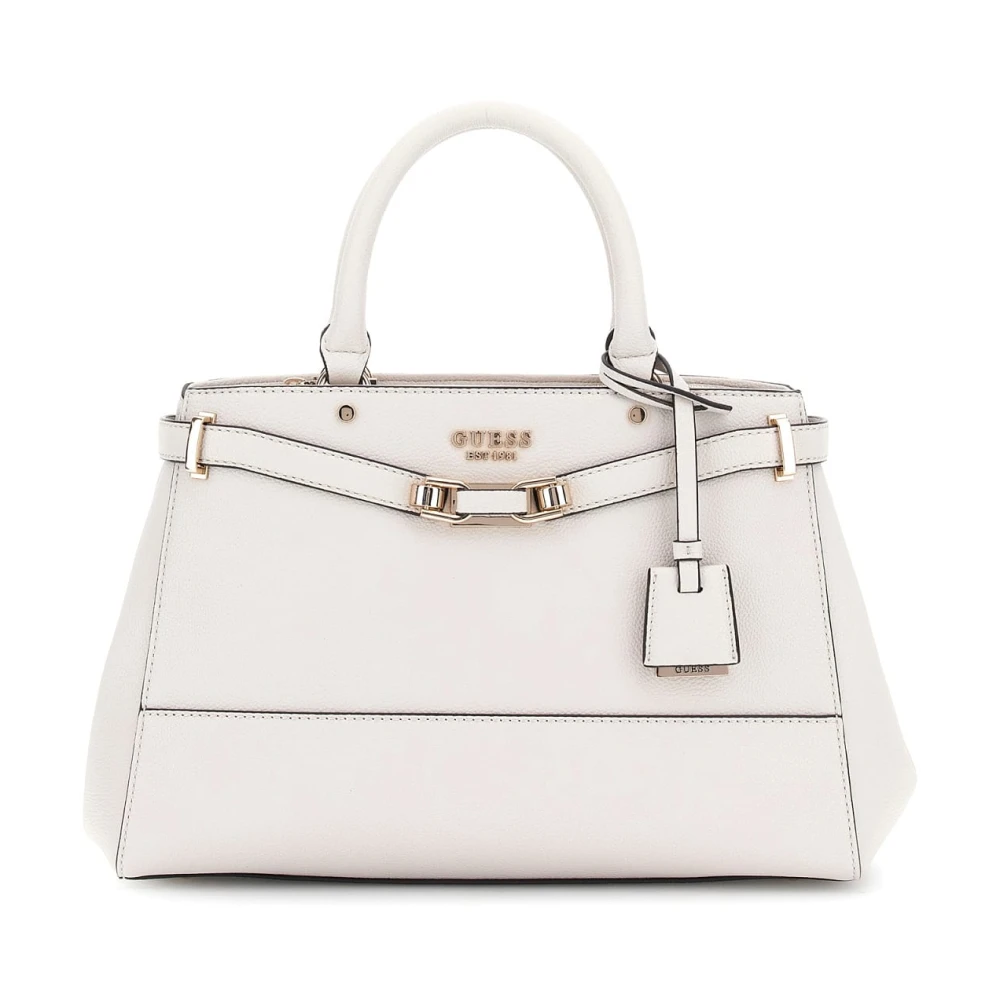 Guess Women's Pink Silvye Bucket Stone Handbag