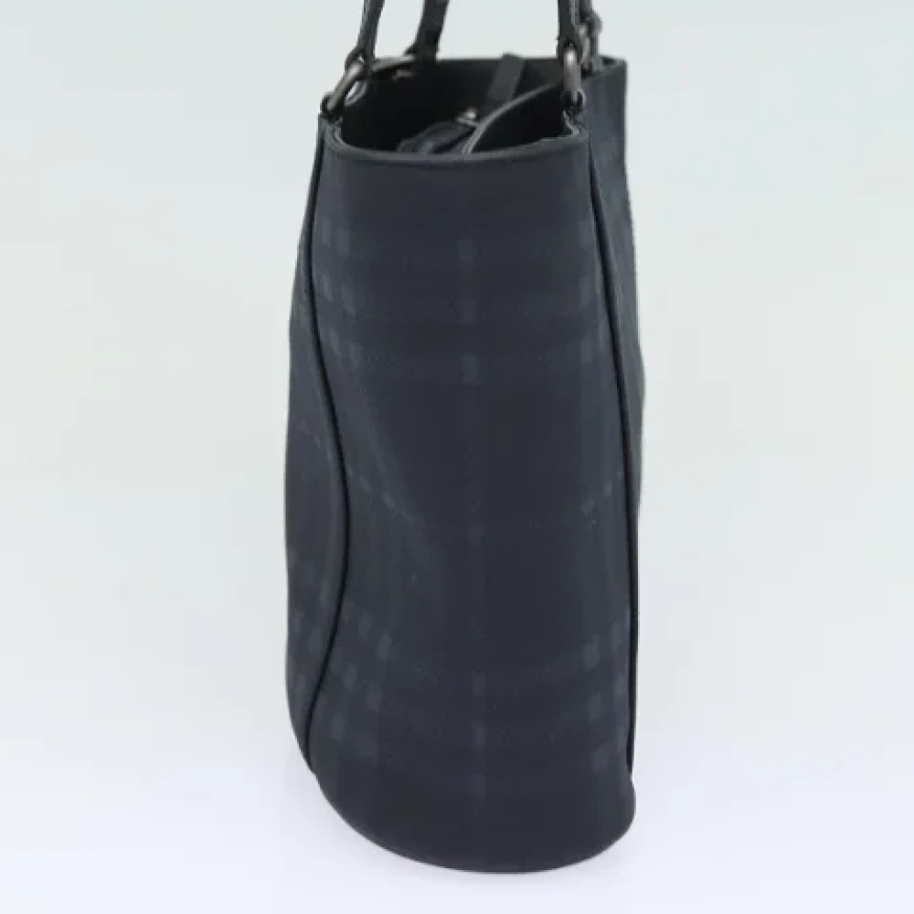 Burberry Vintage Pre-owned Leather shoulder-bags Black Dames
