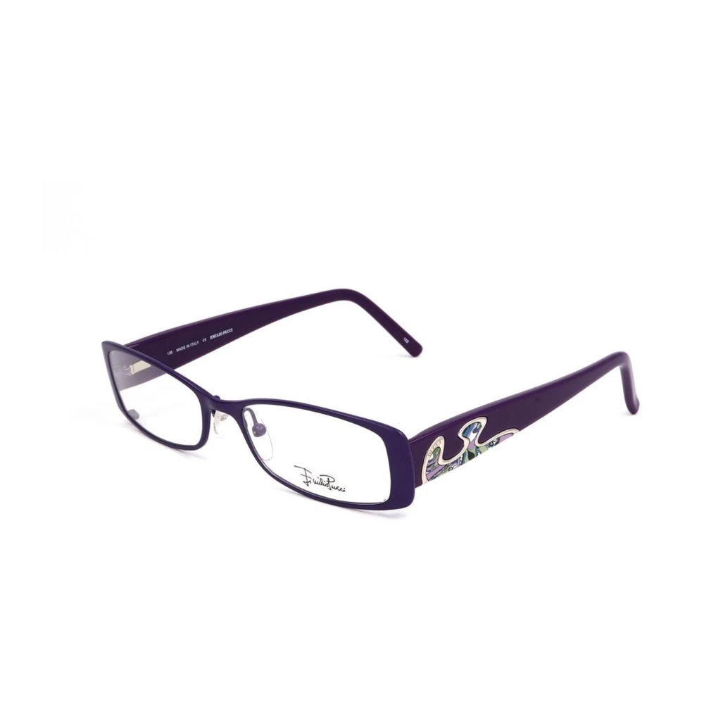 EMILIO PUCCI Lila wijzerplaat metalen frames voor vrouwen Purple Dames