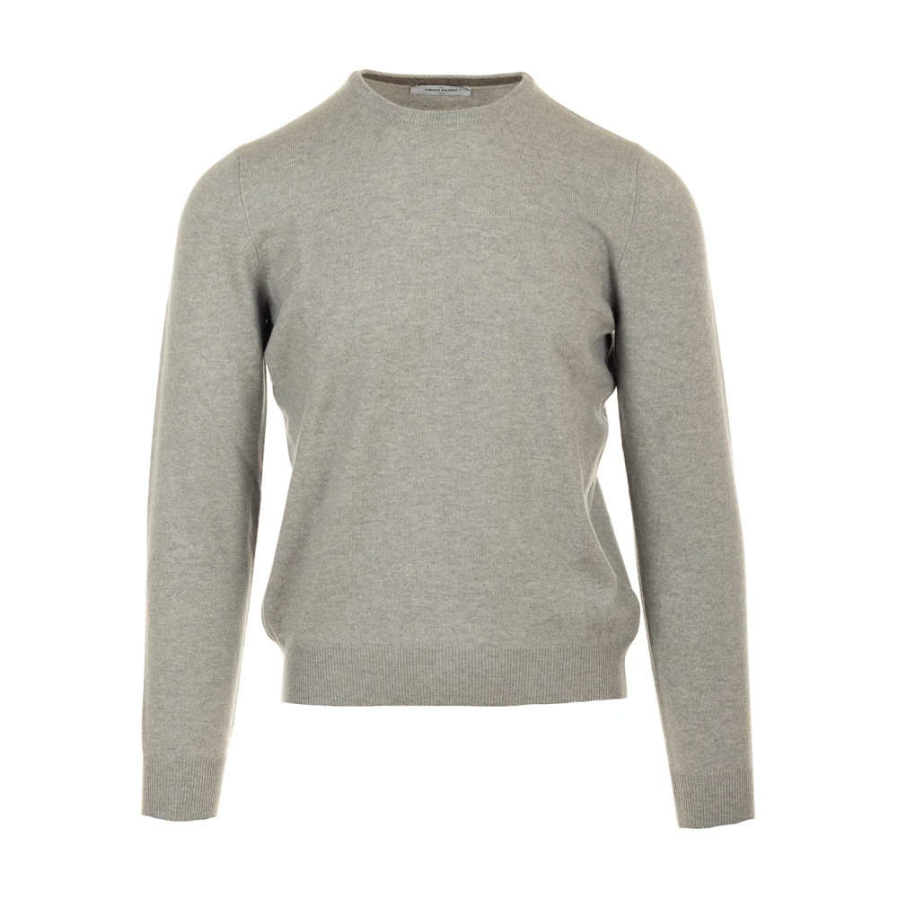 Gran Sasso Grijze Sweater Paricollo Gray Heren