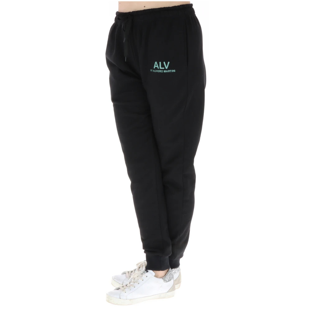 Alviero Martini 1a Classe Stijlvolle Gedrukte Damesbroek Black Dames