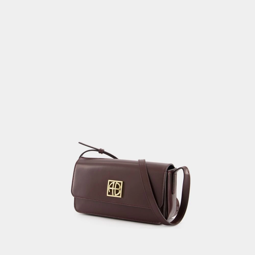 Anine Bing Leren Crossbody Tas Red Dames