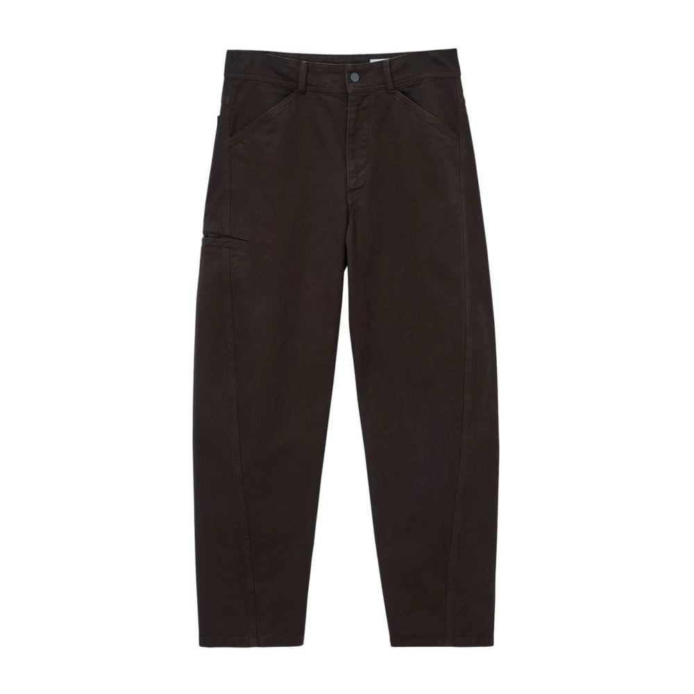Lemaire Casual Denim Broek Brown Heren