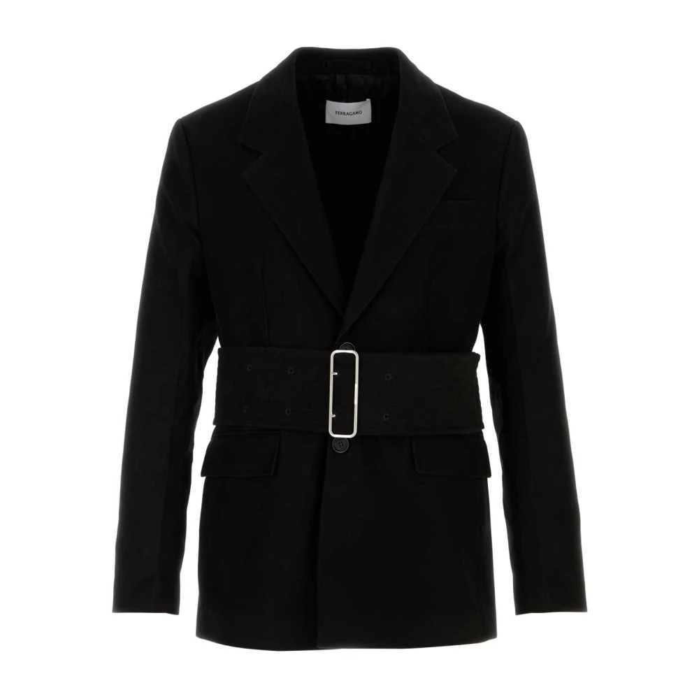 Jackets > Blazers - - Salvatore Ferragamo - Modalova