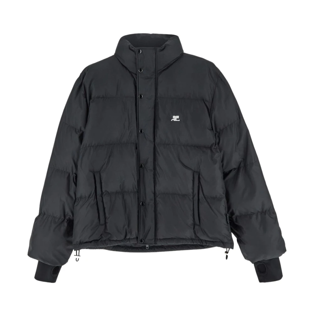 Courrèges Gewatteerde Winterjas Black Dames