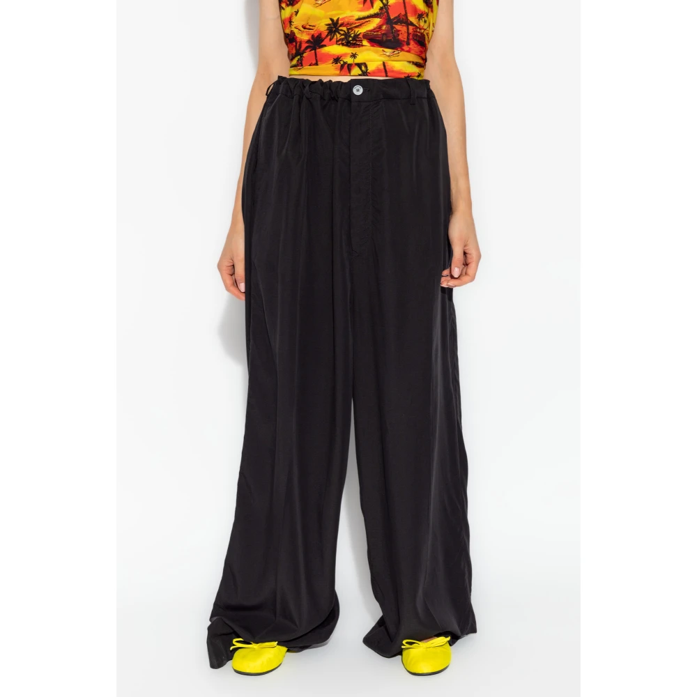 Balenciaga Oversized Broek Black Dames