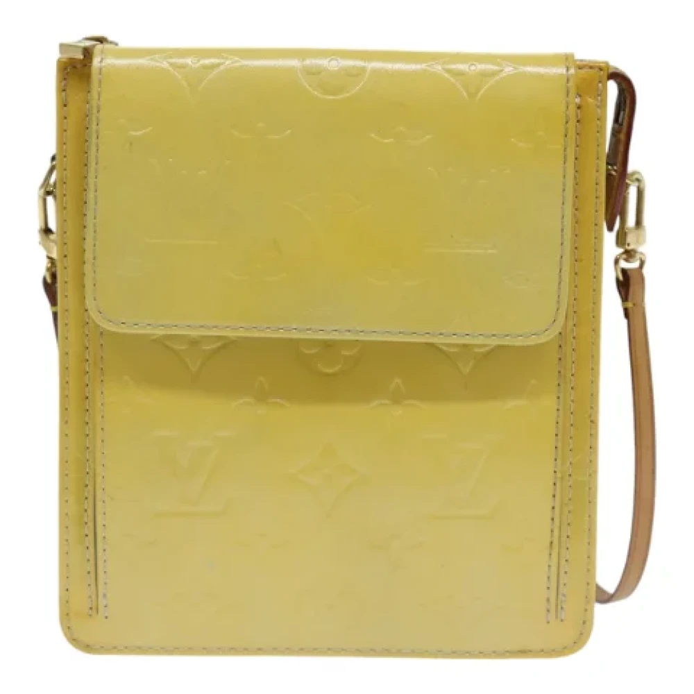 Louis Vuitton Vintage Pre-owned Fabric clutches Yellow Dames
