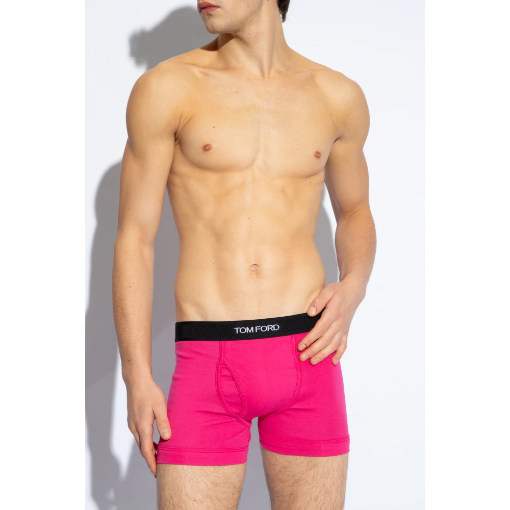Tom Ford Katoenen boxershorts Pink Heren