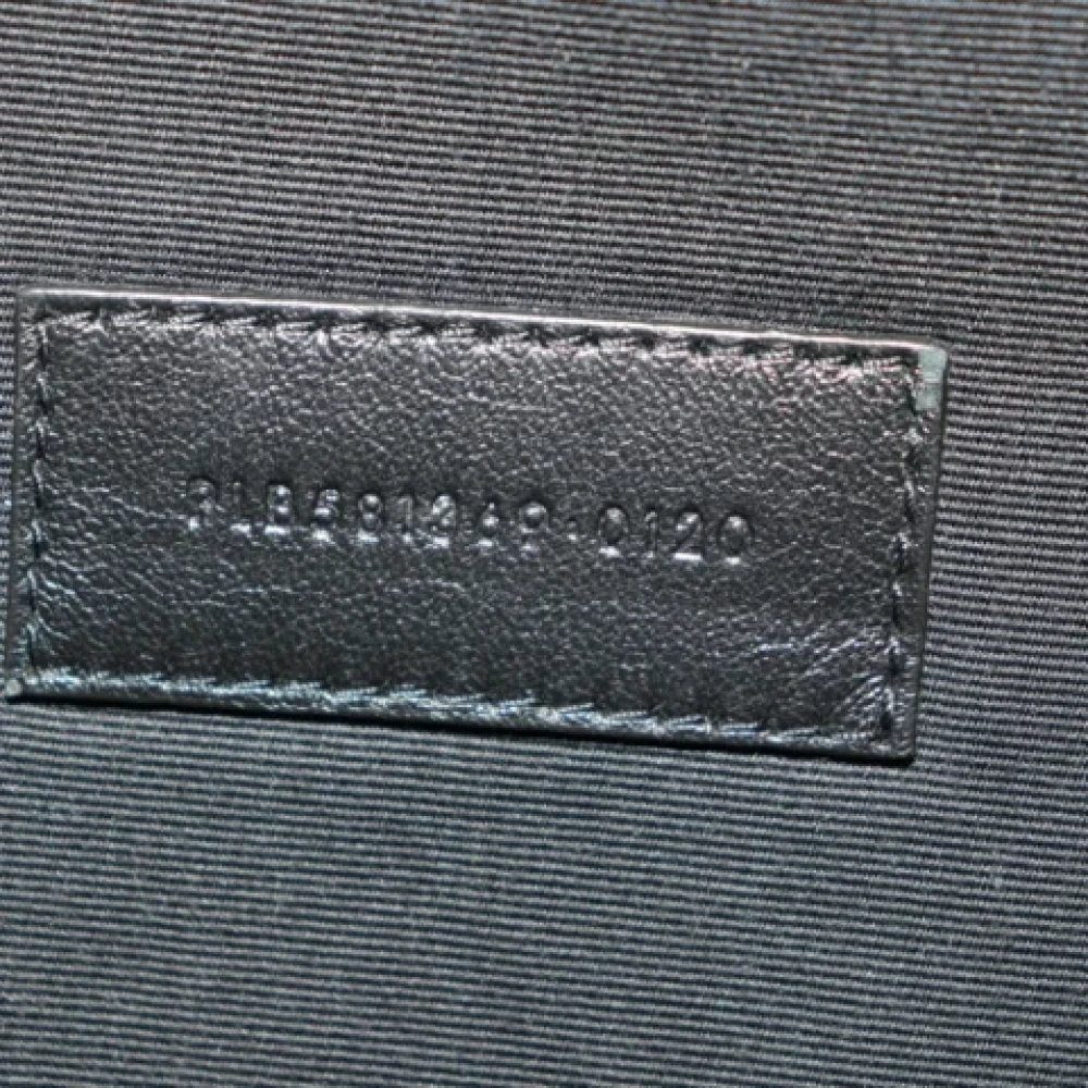 Yves Saint Laurent Vintage Pre-owned Canvas clutches Black Dames