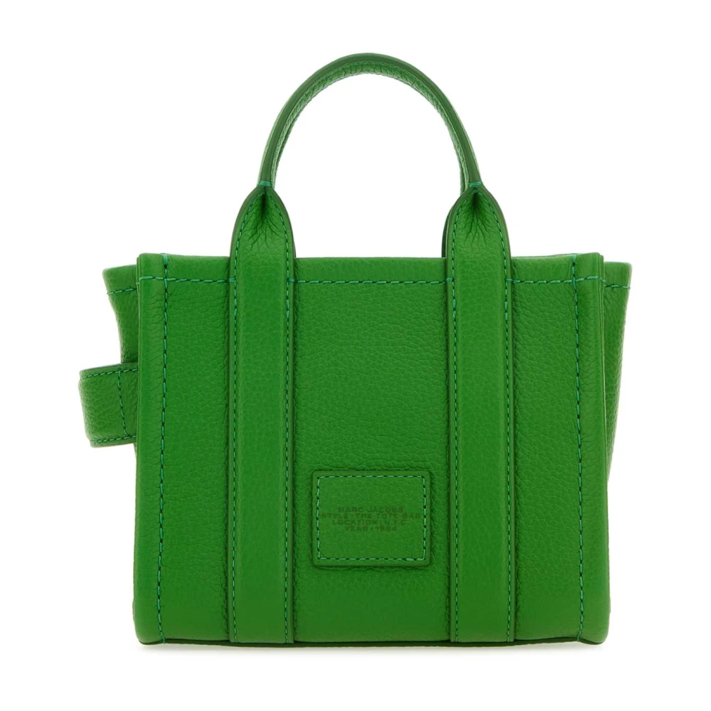 Marc Jacobs Groene Leren Micro Tote Tas Handtas Green Dames