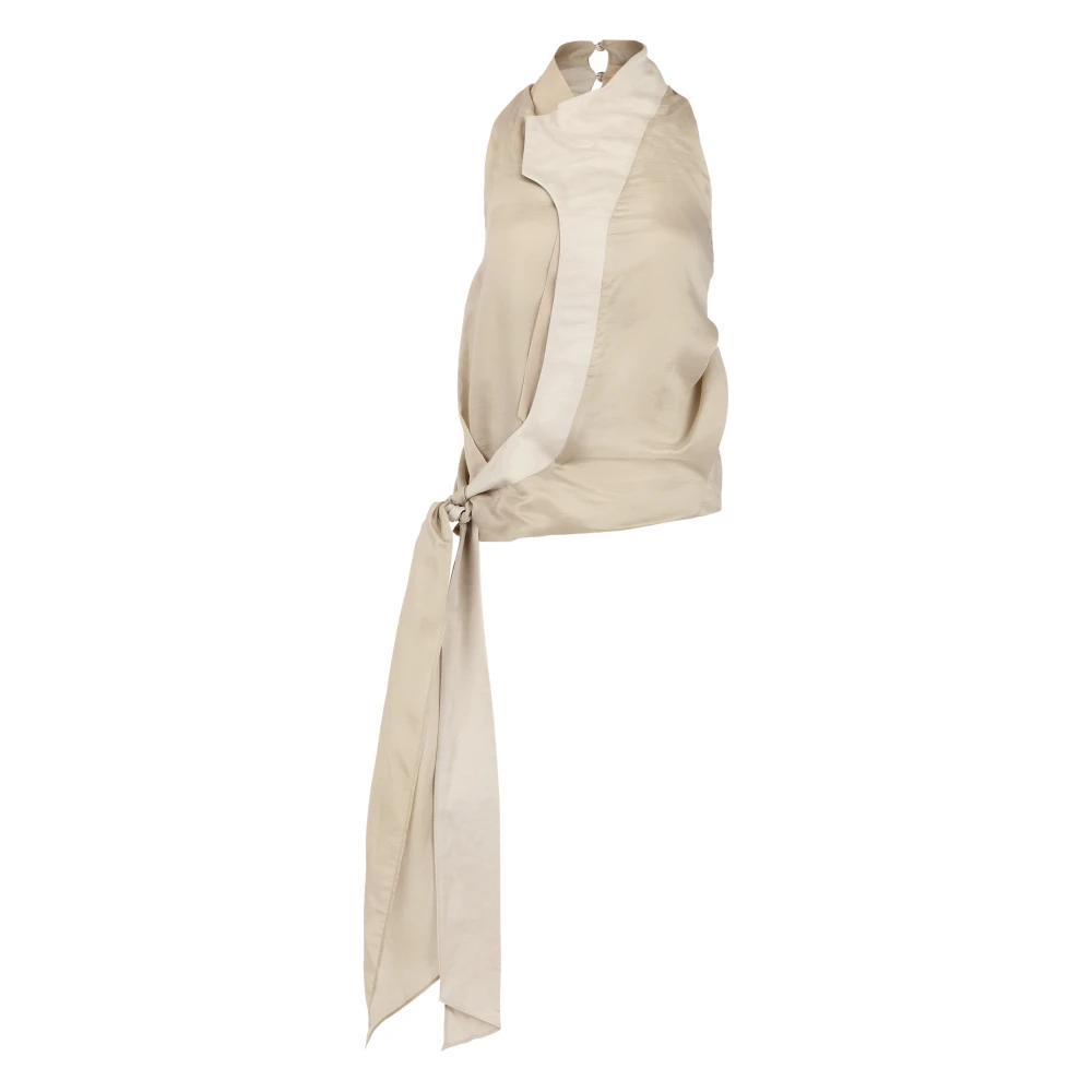 Entire Studios Donna Beige Top, M, New,