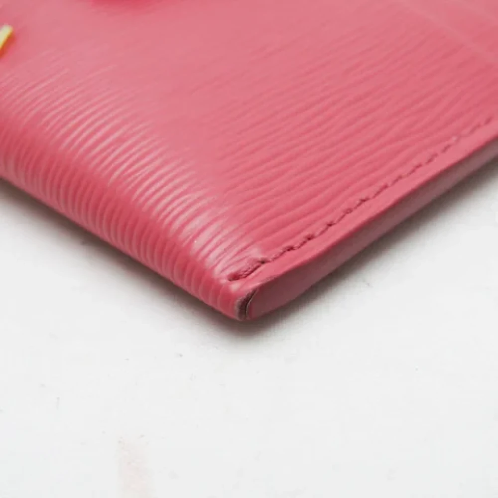 Prada Vintage Pre-owned Leather wallets Pink Dames