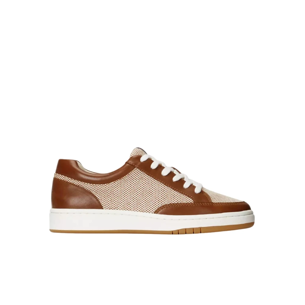 Ralph Lauren Bruine leren sneakers Dames Schoenen