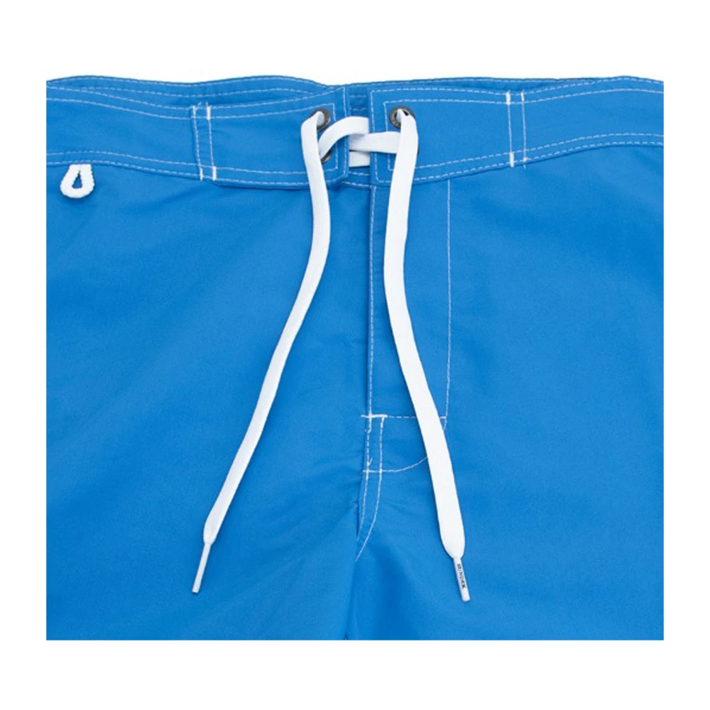 Sundek Heren zwemshorts met klittenbandsluiting Blue Heren
