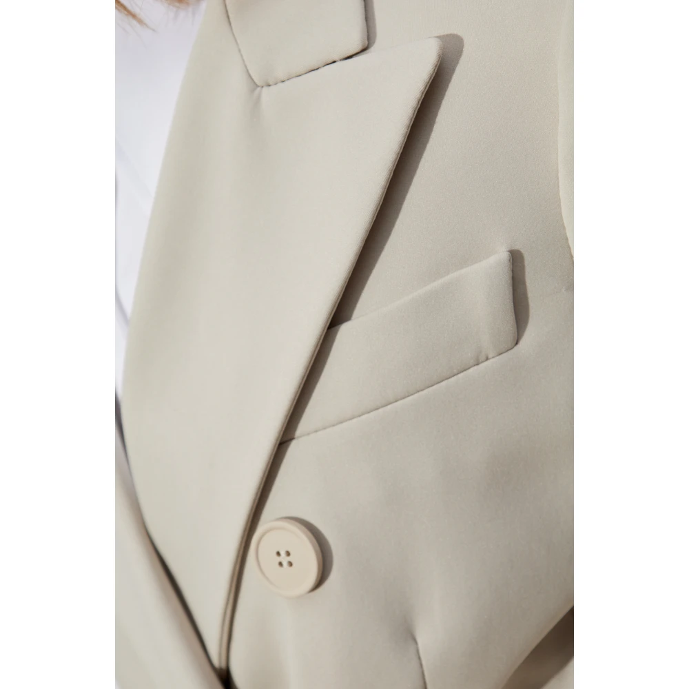 SPORTMAX Dubbelrijige blazer Frizzo Beige Dames