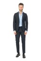 robe-bleue-slim-fit-style-classique