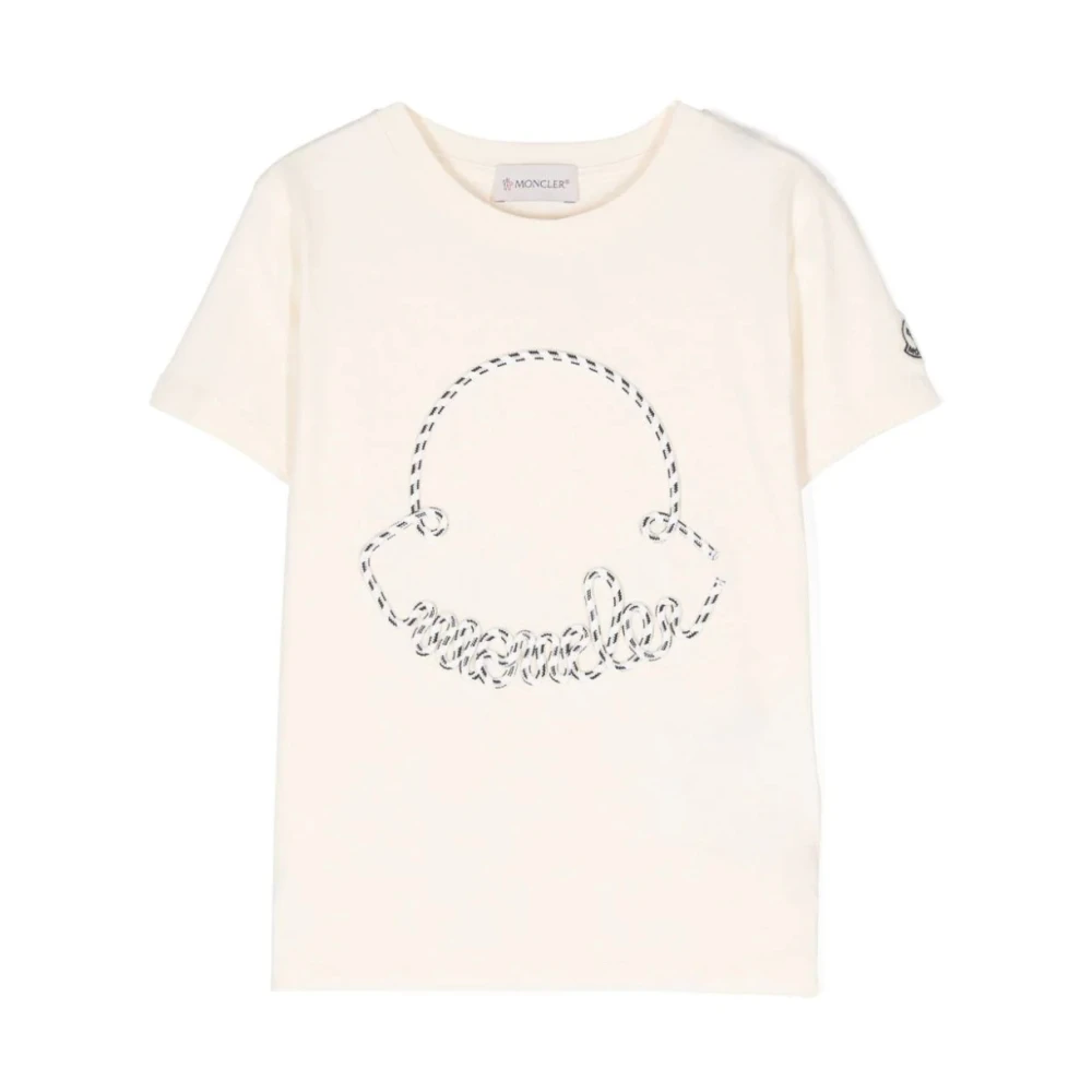 Moncler Barn Svarta T-shirts & Polos Beige, Unisex