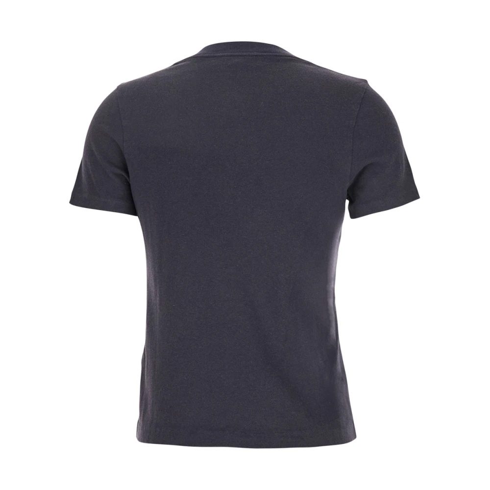 Chloé Blauw Crewneck T-shirt met Logo Print Blue Dames