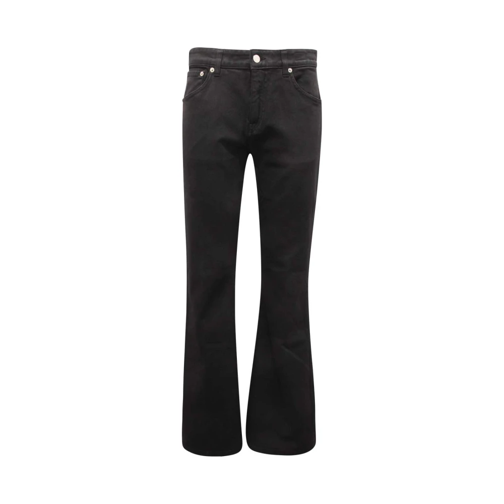 Department Five Black Flare Jeans, Female, W27, Denim Trousers Made In Italy