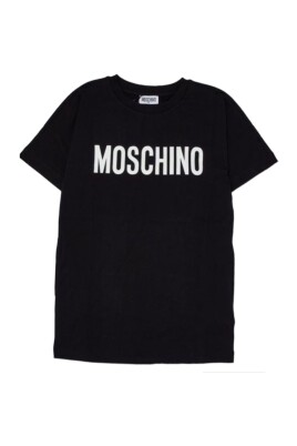 black-short-sleeve-kids-dress