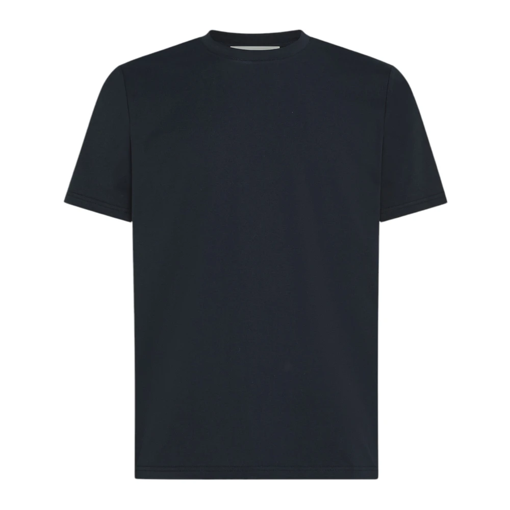 Peuterey Blue T-Shirts, Male, L, Short Sleeve Perran Cn Shirt