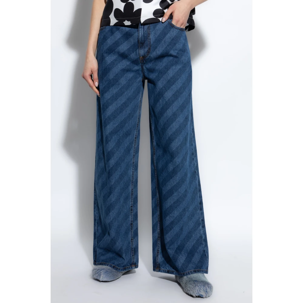 Marni Hoge taille jeans Blue Dames