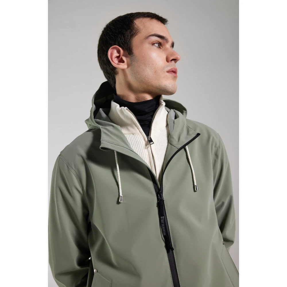 Stutterheim Lichtgewicht Waterdichte Regenjas Green Heren