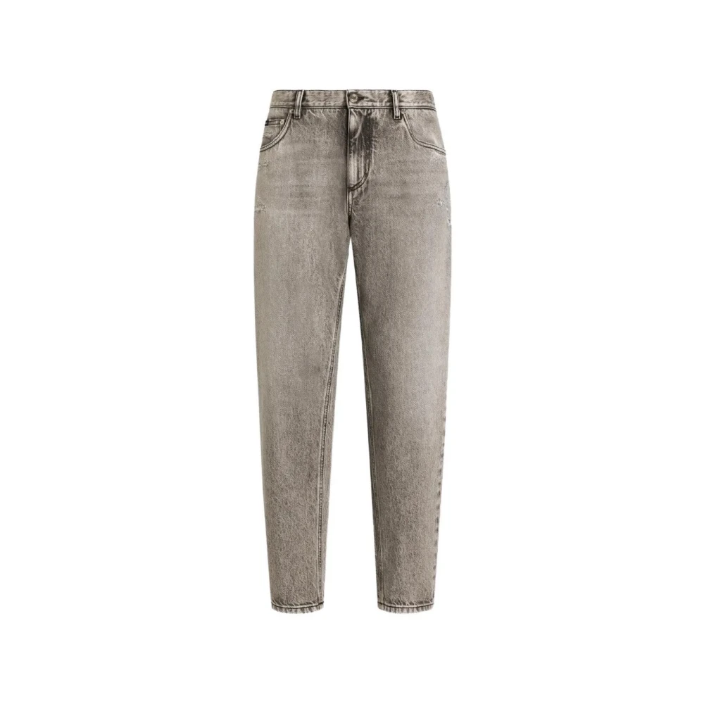 Dolce & Gabbana Herren Grau Jeans, Mgröße: