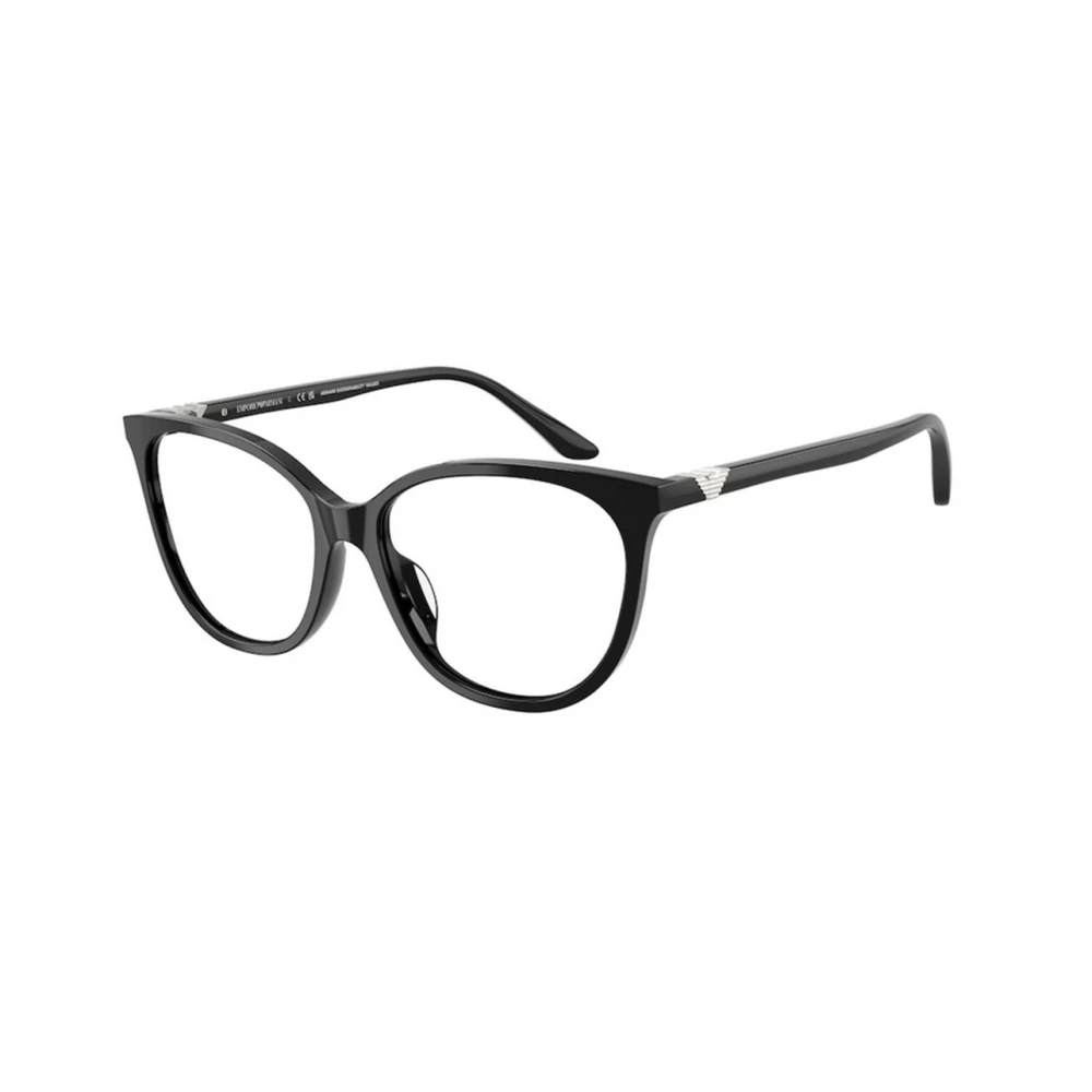 Emporio Armani Cat-Eye Optical Frame - Female - Glasses - Black - 55 Mm - Accessories