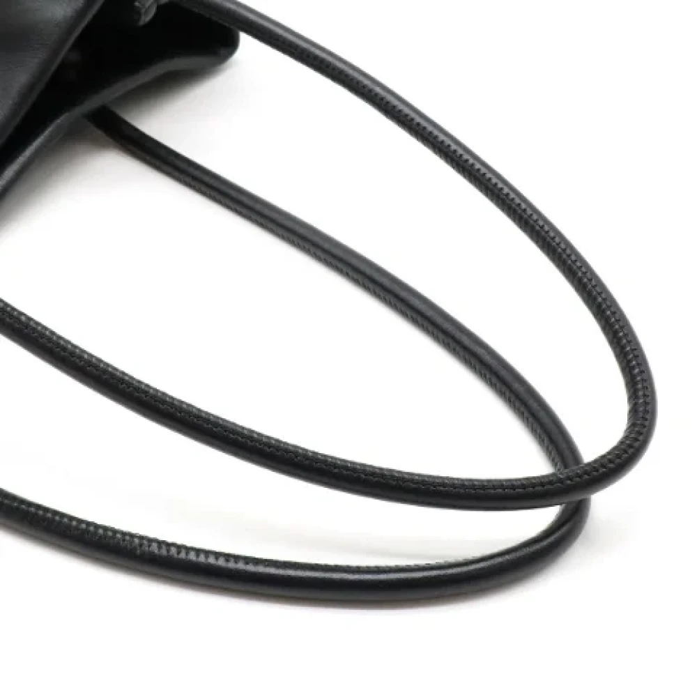 Chanel Vintage Pre-owned Leather chanel-bags Black Dames