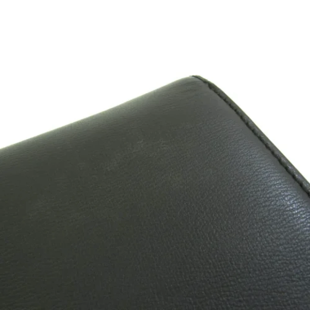 Salvatore Ferragamo Pre-owned Leather clutches Black Heren