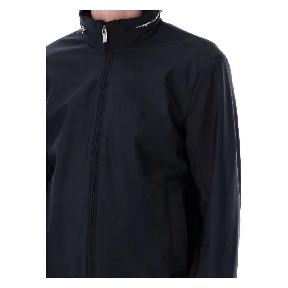 Emporio Armani Stijlvolle Blouson Jas Black Heren