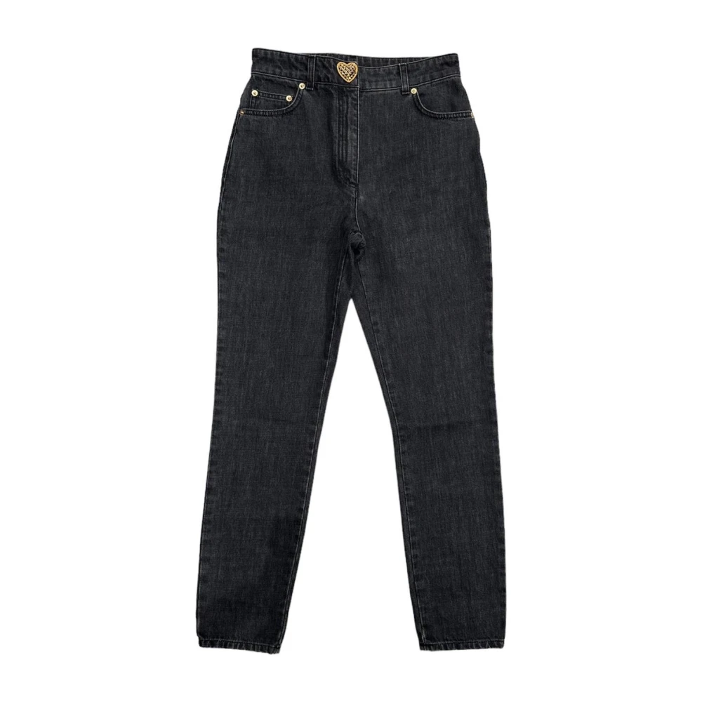 Moschino Casual Denim Jeans voor Mannen Black Dames