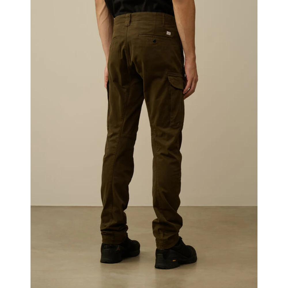 C.P. Company Groene Cargo Broek Stretch Katoen Green Heren
