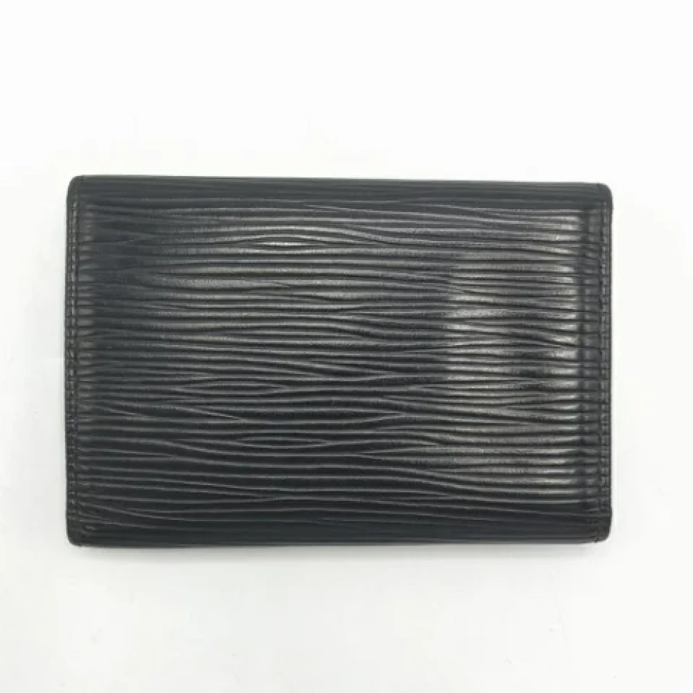 Louis Vuitton Vintage Pre-owned Leather key-holders Black Dames