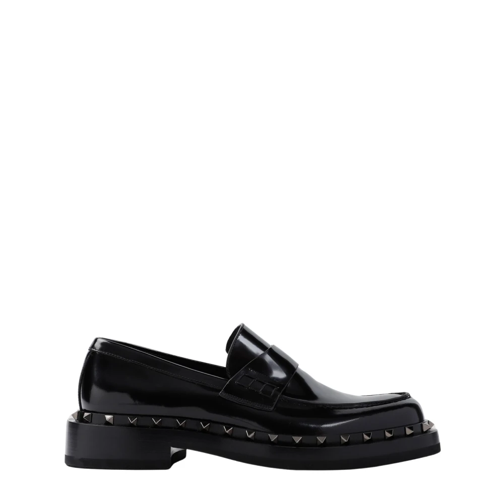 Valentino Garavani Stiliga Rockstud Loafers Black, Herr